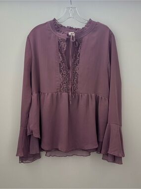 arizona jean company long sleeve fairy blouse